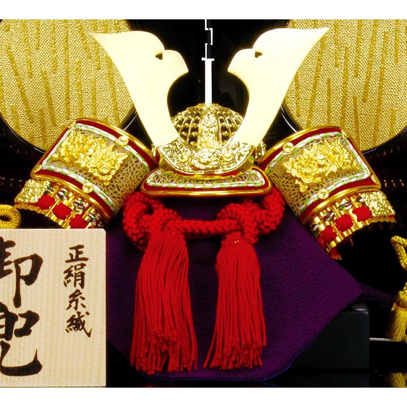 100周年記念祭】五月人形 コンパクト 兜収納飾り 兜飾り 翔陽作 正絹