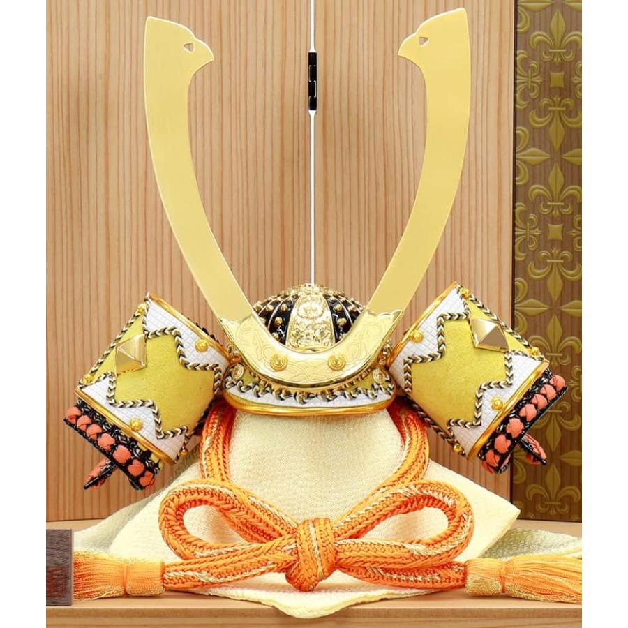 100周年記念祭】五月人形 コンパクト 兜収納飾り 兜飾り 辰広作 本小札