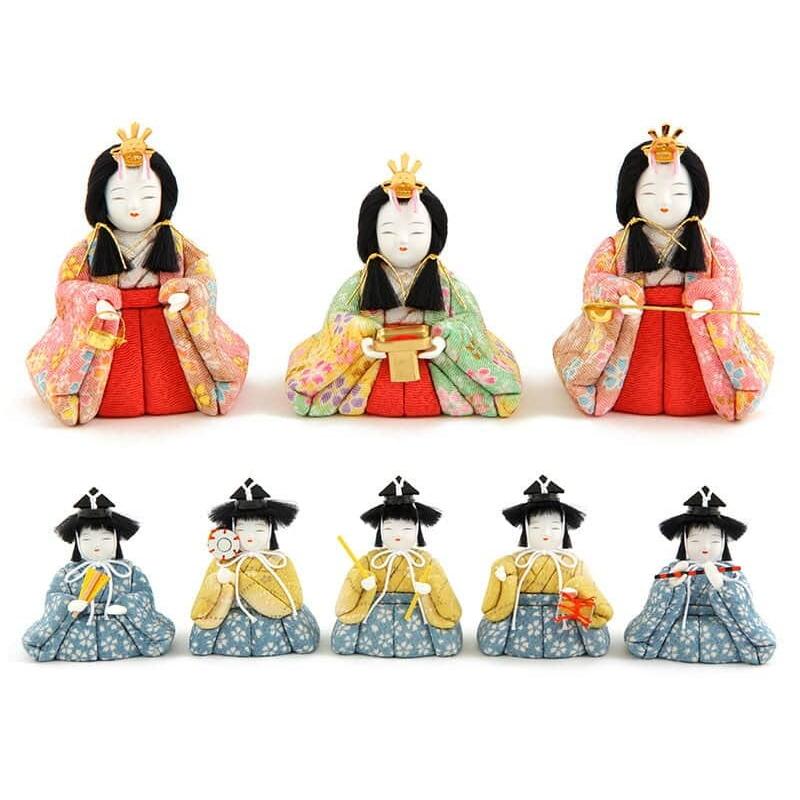 【新品訳あり】 雛人形 一秀 ひな人形 雛 木目込人形飾り 段飾り 十五人飾り 木村一秀作 平安雛 12号 h023-id-007 【HOV2086003268】(72701円)