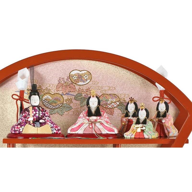 【新品訳あり】 雛人形 一秀 ひな人形 雛 木目込人形飾り 段飾り 十五人飾り 木村一秀作 平安雛 12号 h023-id-007 【HOV2086003268】(72701円)