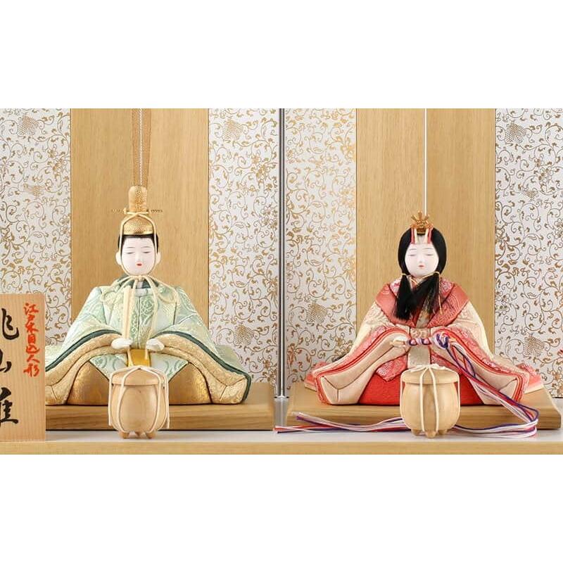 一秀 【100周年記念祭】雛人形 コンパクト ひな人形 木目込人形飾り 平
