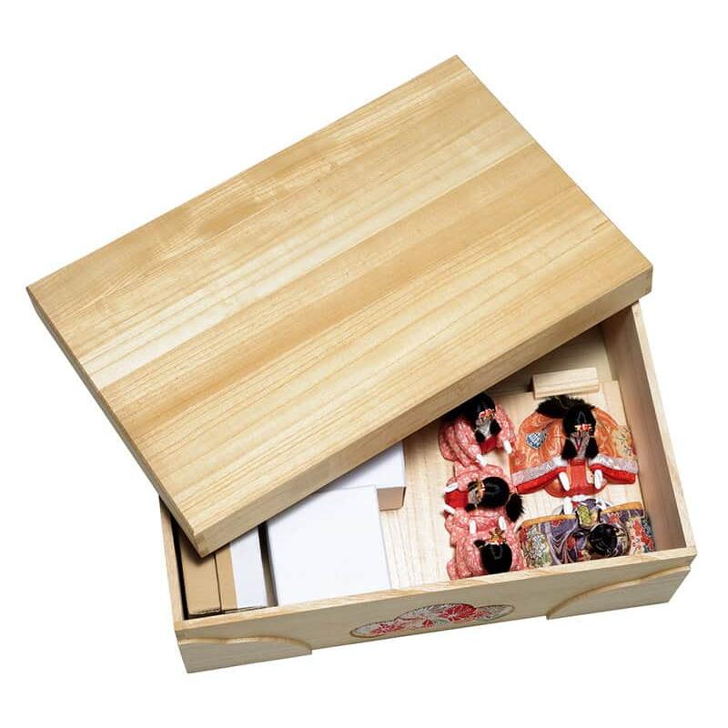 雛人形 コンパクト 一秀 ひな人形 木目込人形飾り 収納飾り 五人