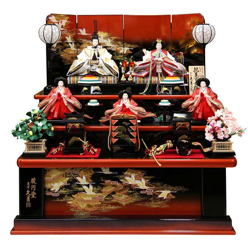 雛人形 飾り方 三段 久月 飯塚孝作 刺繍 木胴木手使用 駿河塗 H023 K 1370 雛 人形 三段飾り 五人飾り おしゃれ かわいい ひな人形 お雛様 インテリア H023 K 1370 雛人形と五月人形の人形屋ホンポ 通販 Yahoo ショッピング