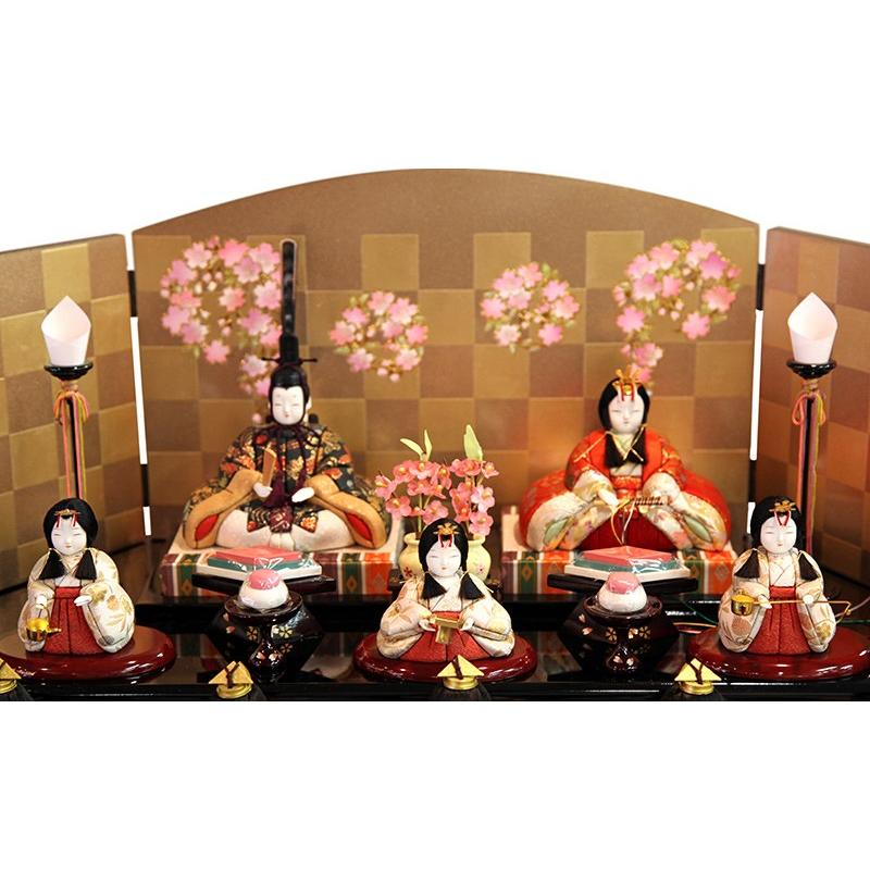 久月 雛人形 飾り方 おしゃれ 三段 木目込み 一秀作 鳳雅雛 h023 久月 雛人形 飾り方 おしゃれ 三段 木目込み 一秀作 鳳雅雛 h023