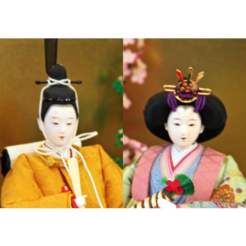 久月 雛人形 飾り方 おしゃれ 親王飾り 立ち雛 ワダエミ監修 着付 二