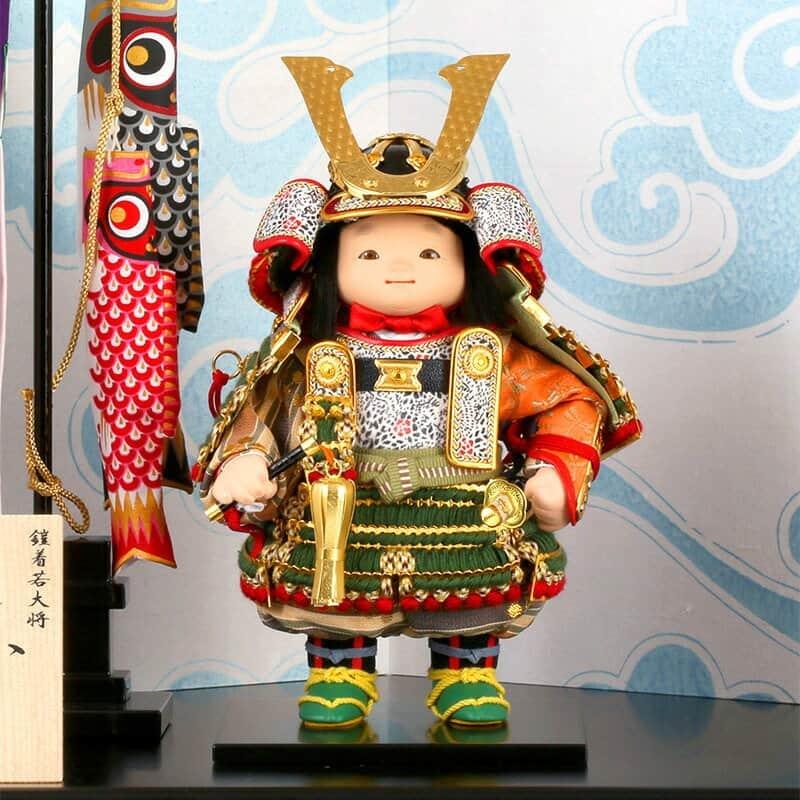 幸一光 【100周年記念祭】五月人形 コンパクト 松崎人形 子供大将飾り