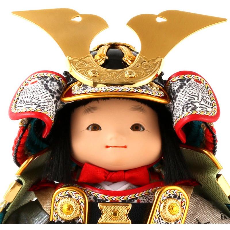 幸一光 【100周年記念祭】五月人形 松崎人形 子供大将飾り ケース飾り