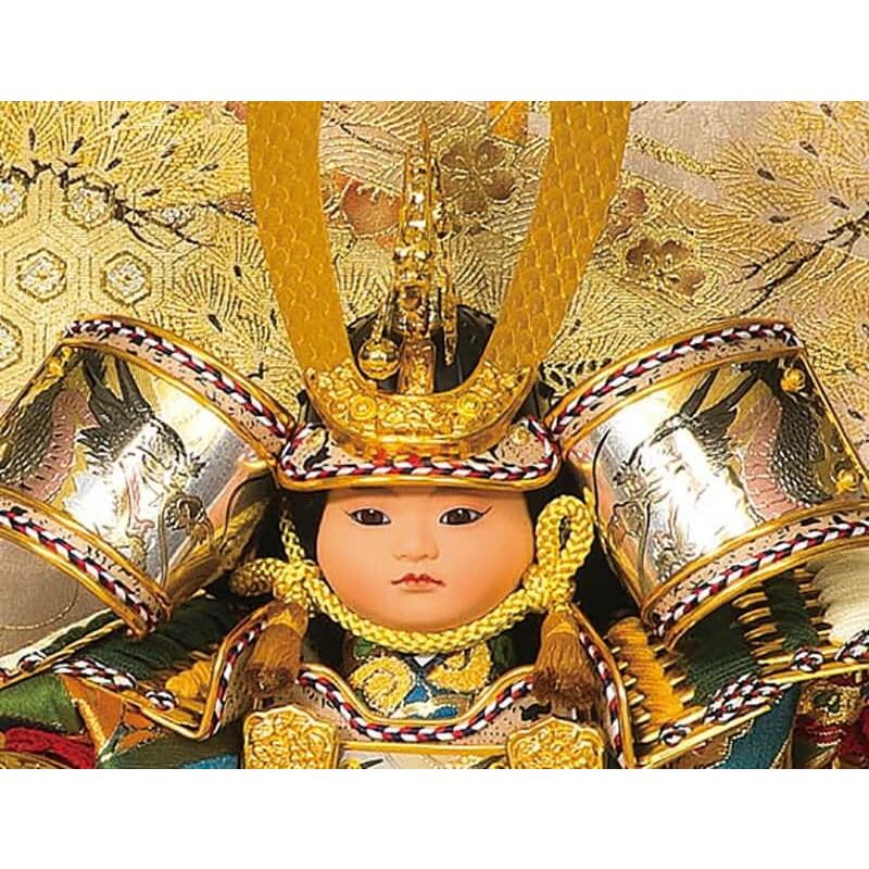 平安豊久 【100周年記念祭】五月人形 コンパクト 豊久 子供大将飾り