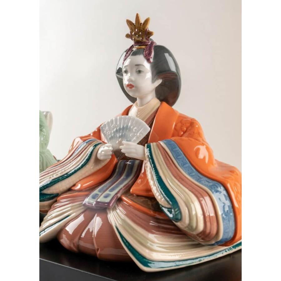 【全品P10%】100周年SALE リヤドロ 雛人形 Lladro ひな人形 雛 親王飾り Green&Orange 本体のみ 台座付 h053-01009474｜2508-honpo｜07