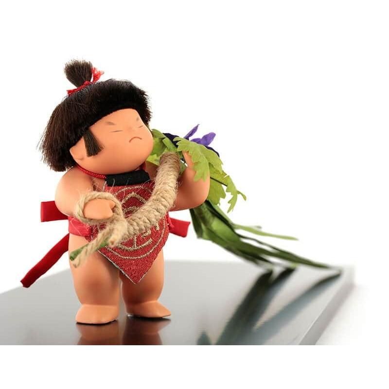 幸一光 【100周年記念祭】五月人形 コンパクト 松崎人形 金太郎 武者