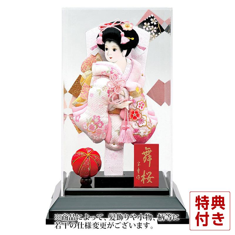 宝童作 【100周年記念祭】羽子板 ケース飾り 美月羽子板 アクリル