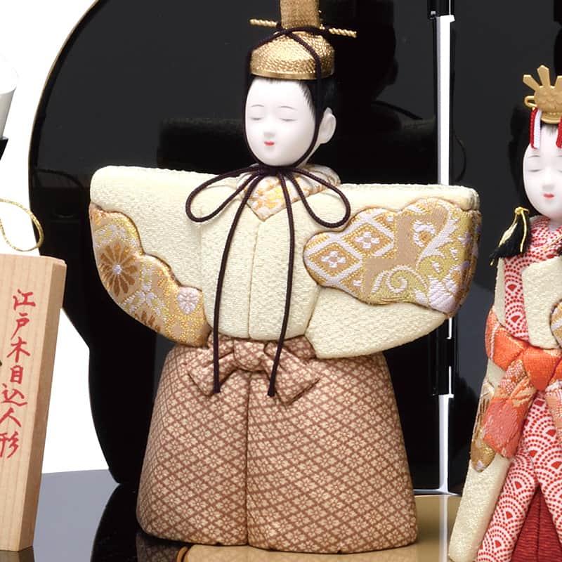 一秀 【100周年記念祭】雛人形 コンパクト ひな人形 木目込人形飾り 平