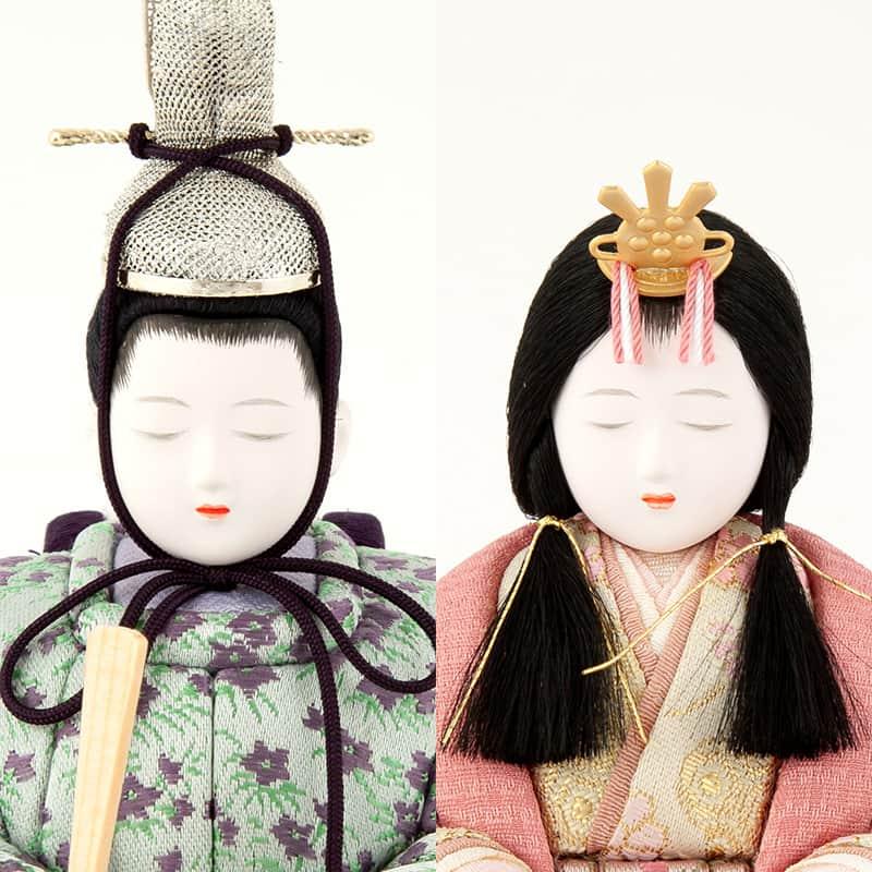 一秀 【100周年記念祭】雛人形 コンパクト ひな人形 木目込人形飾り 平