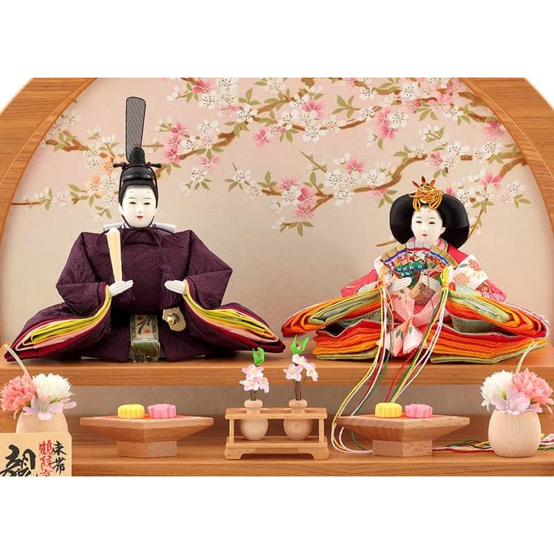 【新登場】 雛人形 ひな人形 雛 久月 親王飾り 芥子親王 束帯十二単姿 鶴紋有職柄衣裳 h043-kcp-s34147nr 【1364258946】(47547円)