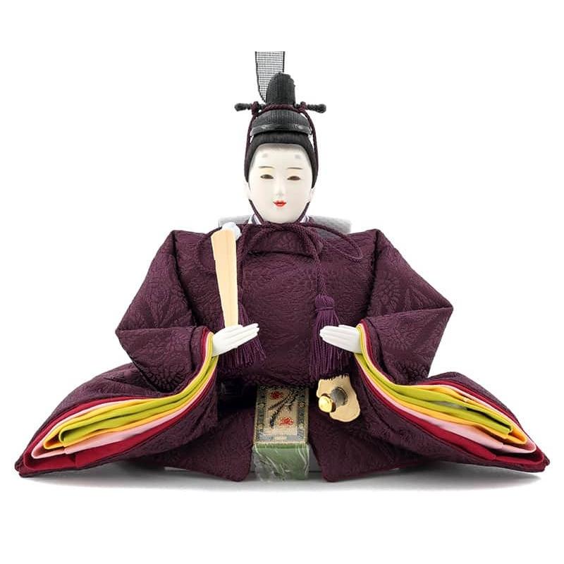 【新登場】 雛人形 ひな人形 雛 久月 親王飾り 芥子親王 束帯十二単姿 鶴紋有職柄衣裳 h043-kcp-s34147nr 【1364258946】(47547円)