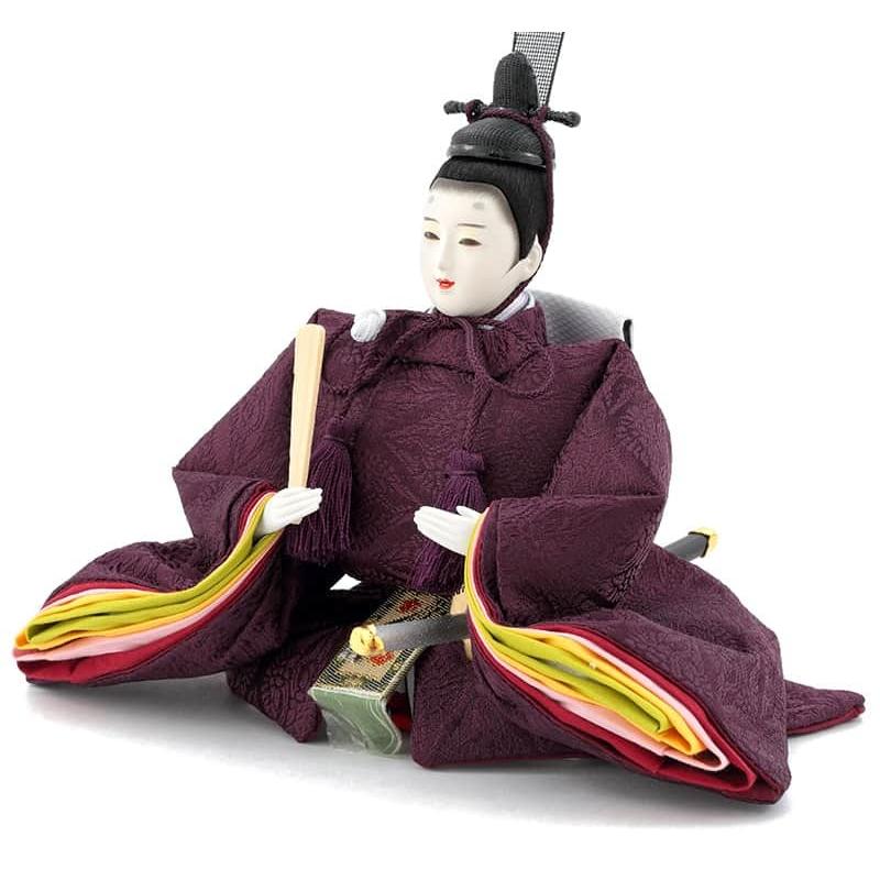 【新登場】 雛人形 ひな人形 雛 久月 親王飾り 芥子親王 束帯十二単姿 鶴紋有職柄衣裳 h043-kcp-s34147nr 【1364258946】(47547円)