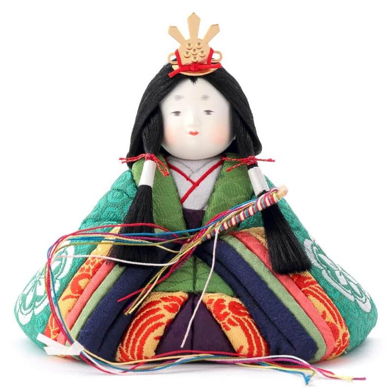 100周年記念祭】雛人形 コンパクト ひな人形 平飾り 親王飾り 木目込