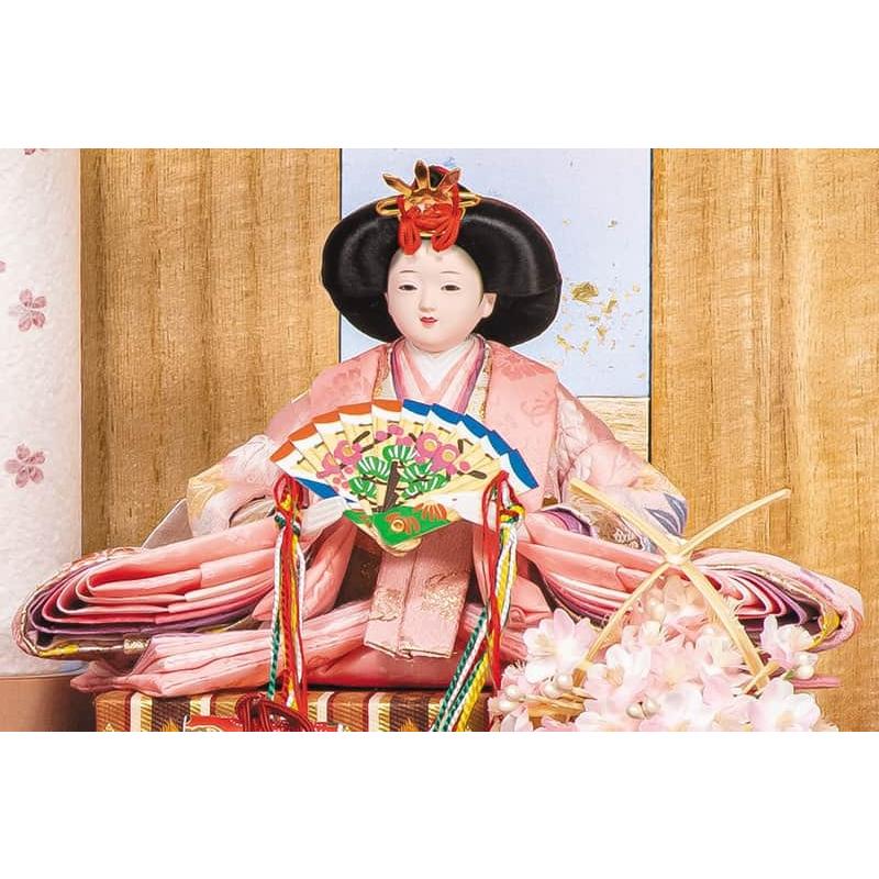 平安豊久 【100周年記念祭】雛人形 ひな人形 ケース飾り 親王飾り 瑠奈