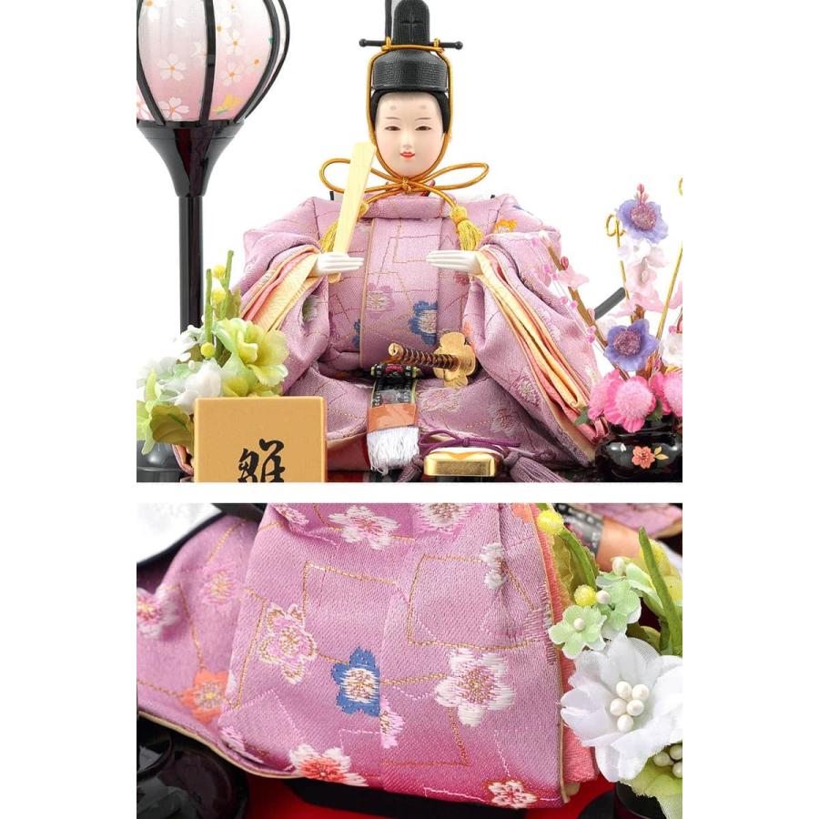 雛人形 コンパクト ひな人形 ケース飾り 親王飾り 清玉作 小芥子