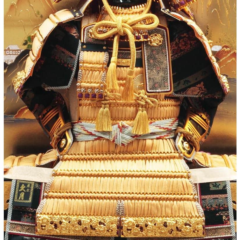 五月人形 久月 鎧平飾り 鎧飾り 高床飾り 金小札 正絹緋縅 15号 五月人形 久月 鎧平飾り 鎧飾り 高床飾り 金小札 正絹緋縅 15号