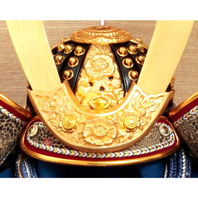 100周年記念祭】五月人形 久月 コンパクト 兜収納飾り 兜飾り 銘木