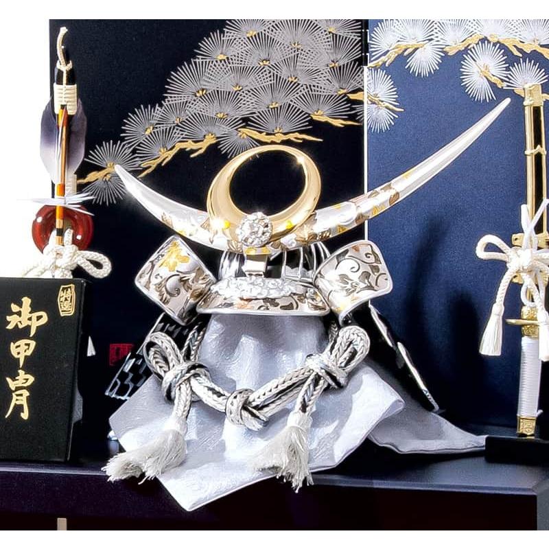 平安豊久 【100周年記念祭】五月人形 コンパクト 豊久 上杉謙信 兜収納