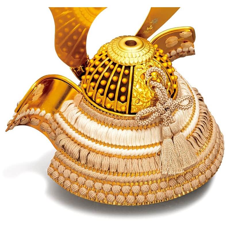 五月人形 コンパクト 豊久 兜収納飾り 兜飾り 鈴甲子雄山作 大地 7号