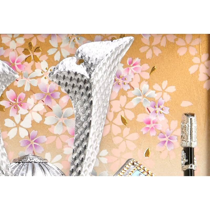 五月人形 コンパクト 豊久 兜ケース飾り 兜飾り 蓮 正絹縅 10号 h075-mo-525681 GG-202