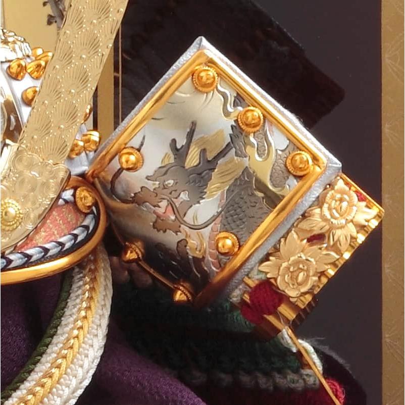 久月 【100周年記念祭】五月人形 コンパクト 兜平飾り 兜飾り 上原玉鳳