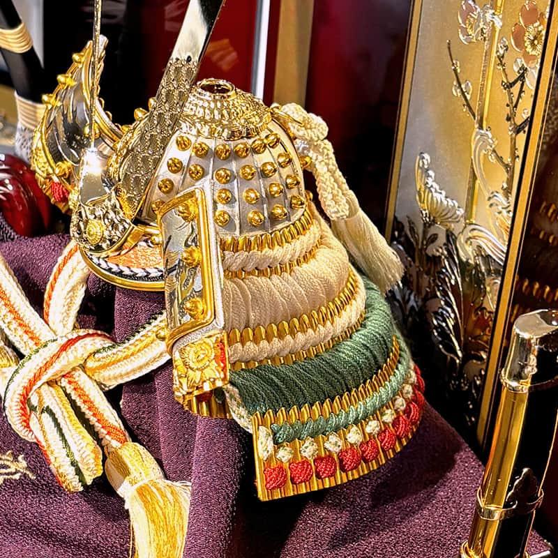 久月 【100周年記念祭】五月人形 コンパクト 兜平飾り 兜飾り 上原玉鳳