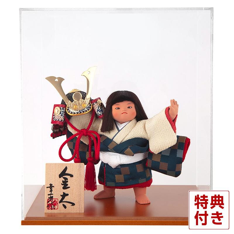 幸一光 【100周年記念祭】五月人形 コンパクト 松崎人形 金太郎 武者