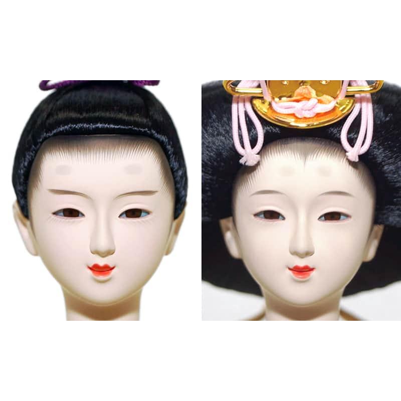 【100周年記念祭】雛人形 コンパクト 平安豊久 ひな人形 平飾り 親王飾り さな 小芥子親王揃 h083-mo-304463_3