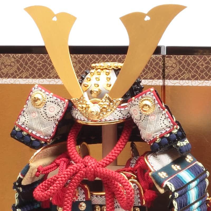 【100周年記念祭】五月人形 久月 鎧平飾り 鎧飾り 加藤峻厳作 1/4 端裾濃縅大鎧 貼り合わせ本小札 h085-k-92006 D-69_7