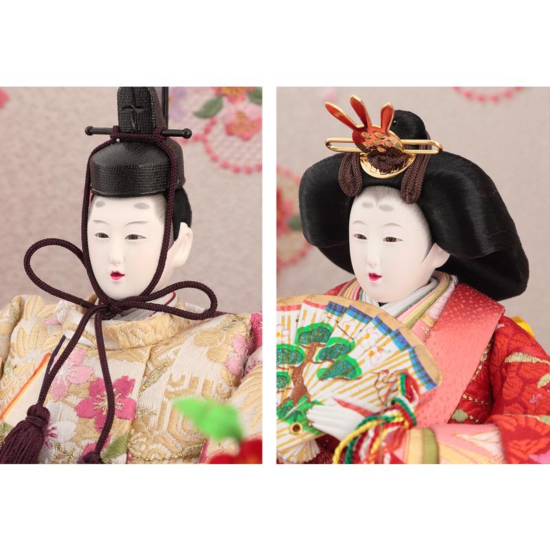 雛人形 三段 華芳作 舞雛 h243-aka-10-27 三段飾り 五人飾り 雛人形 三段 華芳作 舞雛 h243-aka-10-27 三段飾り 五人飾り