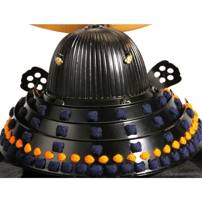 新品　玉鳳作　伊達政宗公着用兜　平飾りセット　五月人形 上原玉鳳作 伊達政宗公 兜収納飾り 71GC-13-Z | 収納飾り