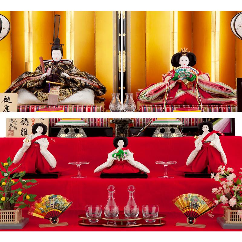 吉徳大光 【100周年記念祭】雛人形 三段 名匠・逸品飾り 吉徳 樋泉円作