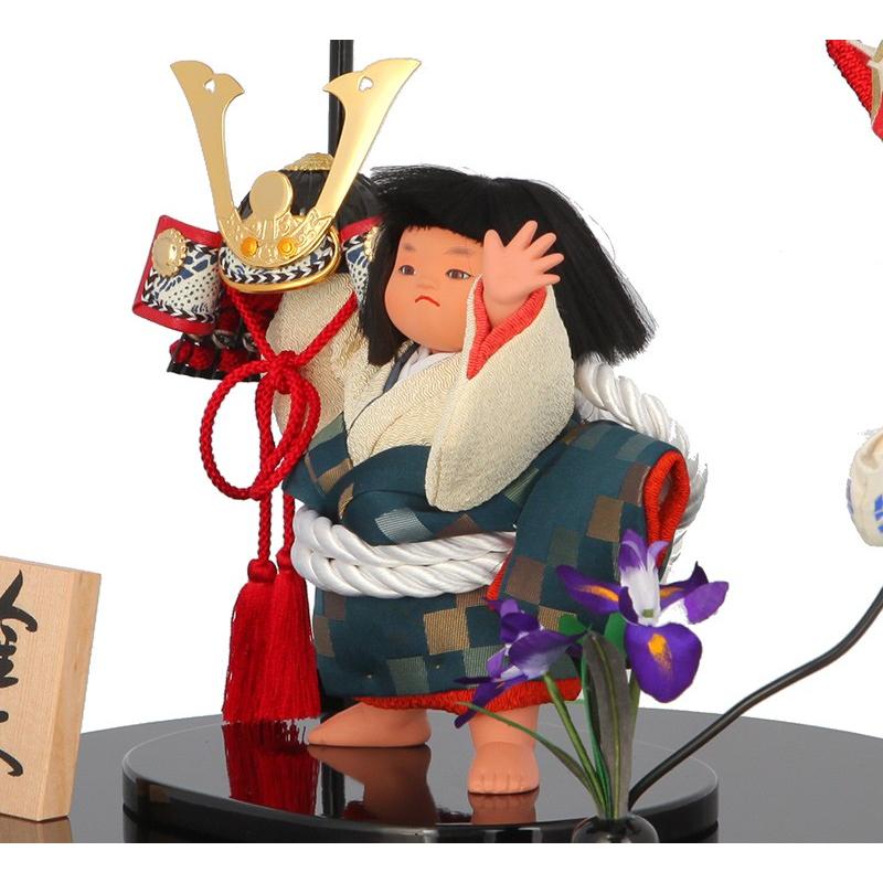 100周年記念祭】五月人形 金太郎 子供大将飾り 武者人形 幸一光作 鯉