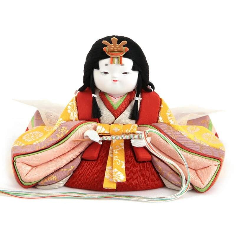 ちりめん　木目込み雛人形 ひな人形・五月人形（古布ちりめん木目込み） - 着物・和雑貨の通販