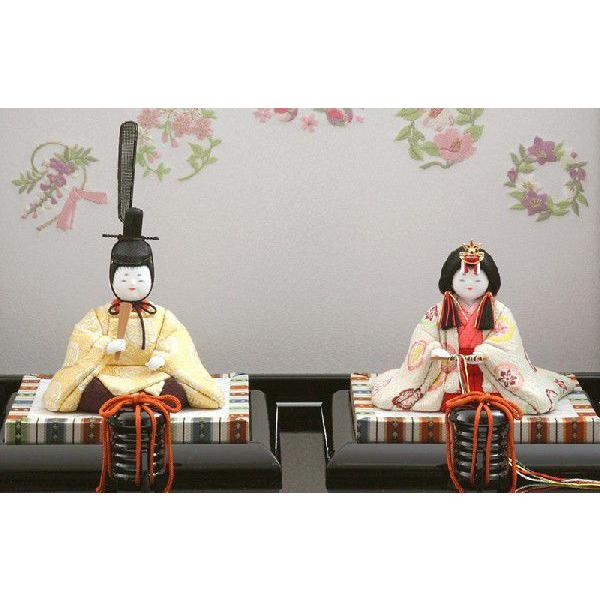 【希少品】 雛人形 ひな人形 木目込み 原孝洲 コンパクト 親王飾り 平飾り 若菜雛 h263-mohk-231 【RI1344169361】(46847円)