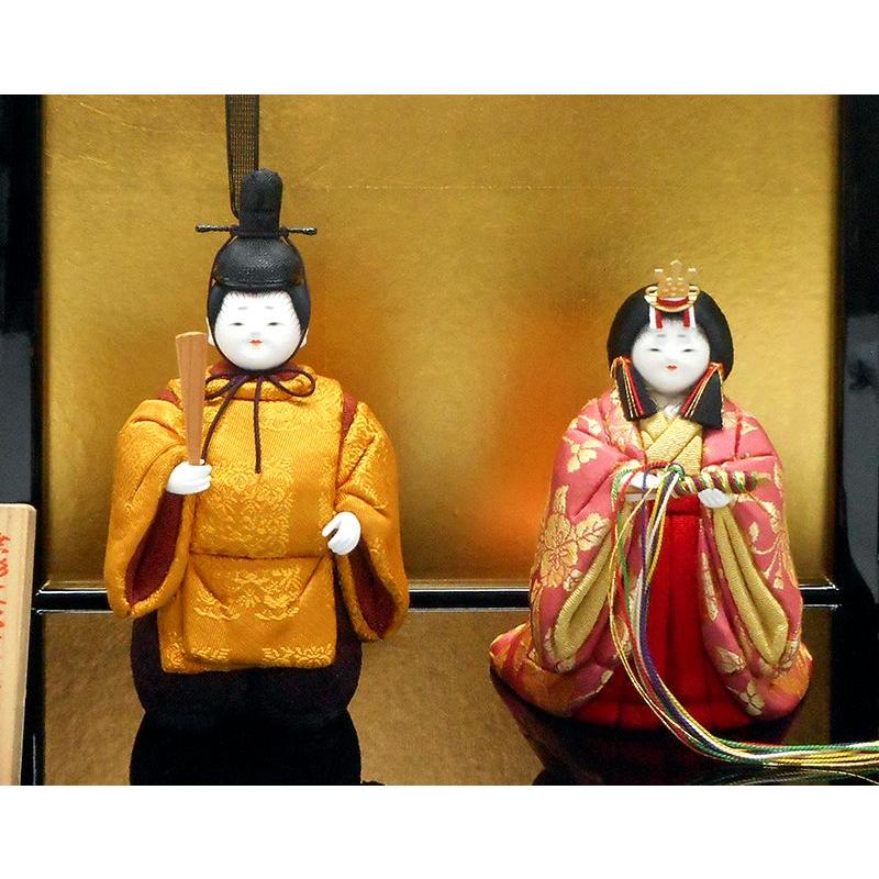 原孝洲 雛人形 飾り方 コンパクト おしゃれ 立ち雛 木目込み 東立雛