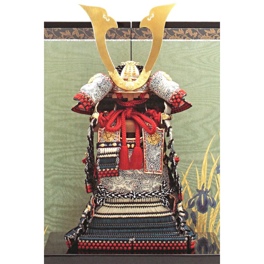 久月 【100周年記念祭】五月人形 鎧平飾り 鎧飾り 早乙女幸隆作 2/5