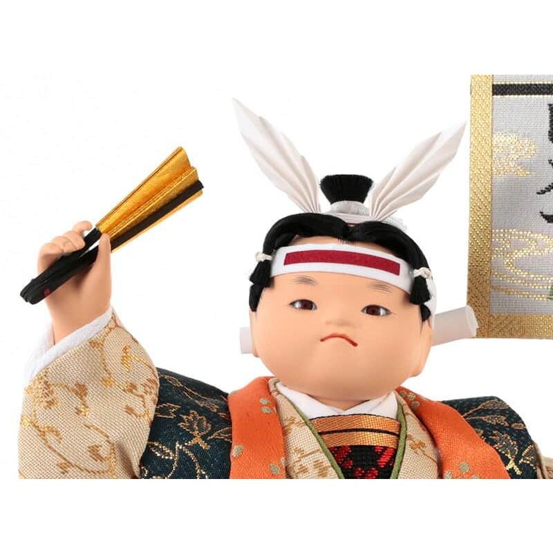 幸一光 【100周年記念祭】五月人形 コンパクト 松崎人形 桃太郎 武者