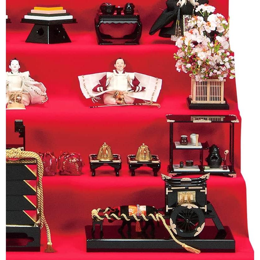 ７段飾り雛人形　(本州内、送料込み)　IT134 J 雛人形7 段飾り一式