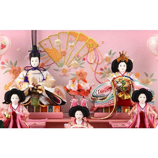 狭山清玉の雛人形(美品) 100周年記念祭】ひな人形 狭山清玉 雛人形 ケース飾り 五人飾り : 人形
