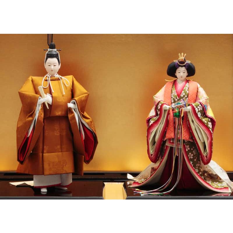 久月 雛人形 ひな人形 雛 平飾り 親王飾り 立雛 平安光義作 正絹 久月 雛人形 ひな人形 雛 平飾り 親王飾り 立雛 平安光義作 正絹