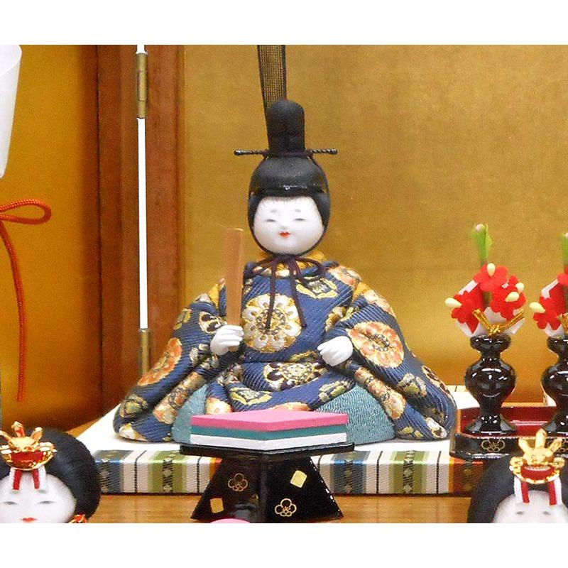 原孝洲 【100周年記念祭】ひな人形 雛人形 コンパクト 木目込み 平飾り
