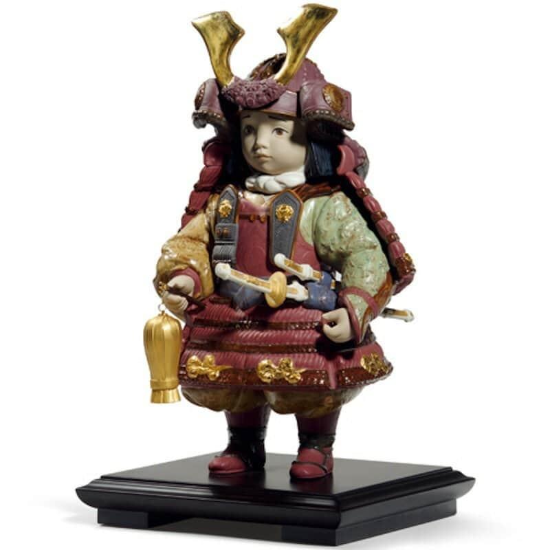 リヤドロ 五月人形 Lladro 子供大将飾り 武者人形 若武者60周年記念