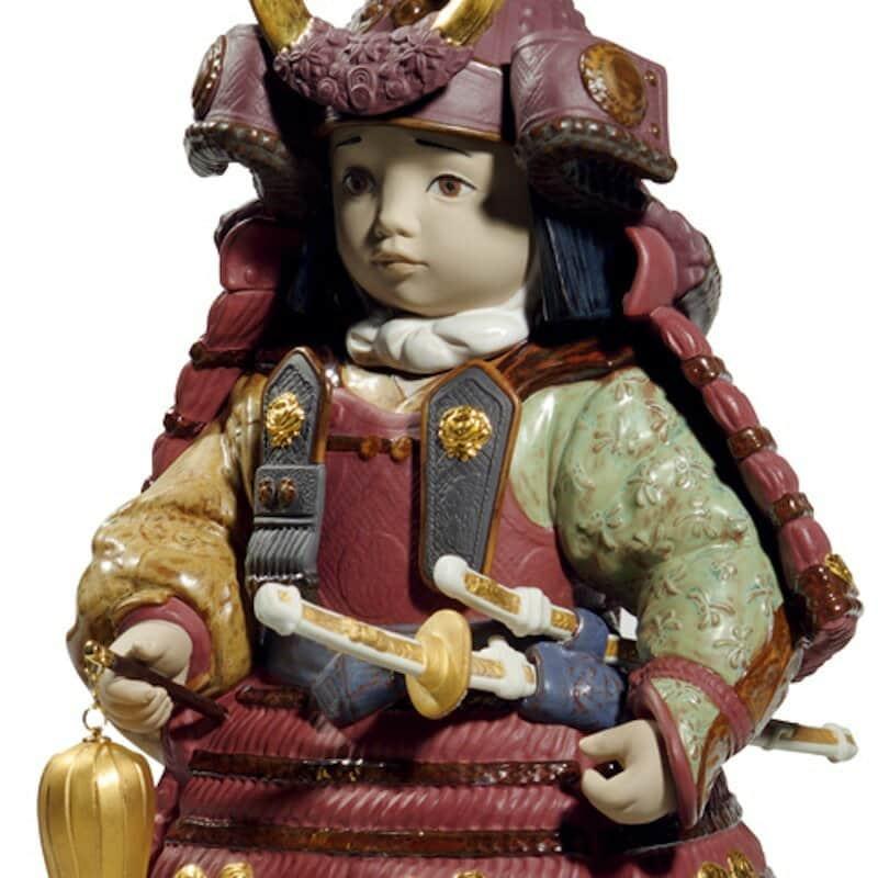 リヤドロ 五月人形 Lladro 子供大将飾り 武者人形 若武者60周年記念モデル 台座付 h055-01013045 :h275