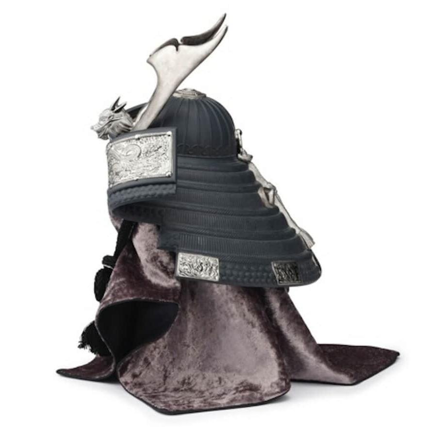 リヤドロ 五月人形 Lladro 兜平飾り 兜飾り 兜 Black 袱紗・台座付