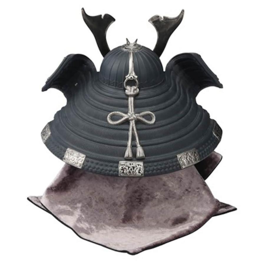 リヤドロ 五月人形 Lladro 兜平飾り 兜飾り 兜 Black 袱紗・台座付